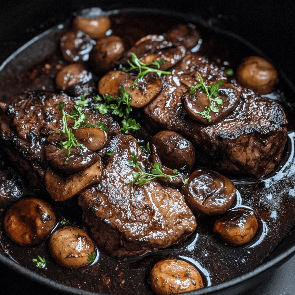 Perfectly grilled Blackstone steak with a vibrant mix of vegetables on a flat-top griddle.