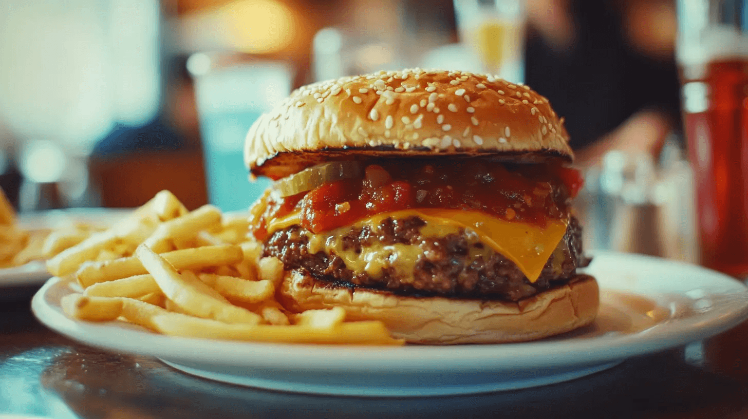 Easy Sloppy Joe recipe with only 3 ingredients served on a toasted bun.