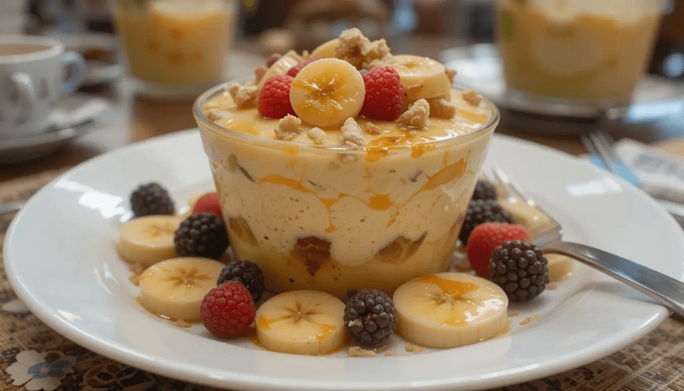 A variety of Chick-fil-A banana pudding treats, including milkshakes and frosted coffee.