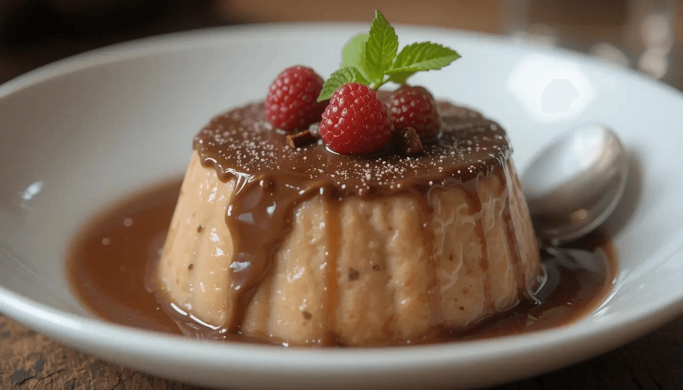 Chocolate panna cotta served in elegant glasses, a decadent Italian dessert.