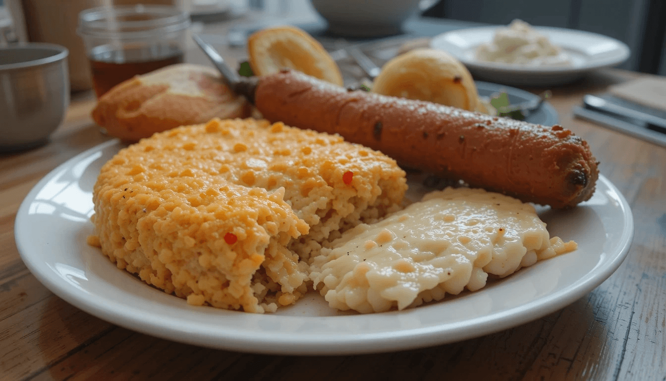 Old-Fashioned Pimento Cheese served on crackers, a Southern classic appetizer.